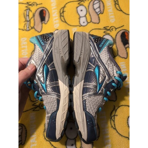 Brooks Adrenaline GTS 13 Women's Running Shoes Blue Silver Size 8 Wide (D) READ - Picture 5 of 12